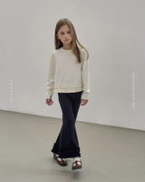 ［ROSETTE］Glowly frill flare pants