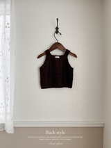 Ecru Knit Bustier