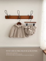 Petit check frill bloomer