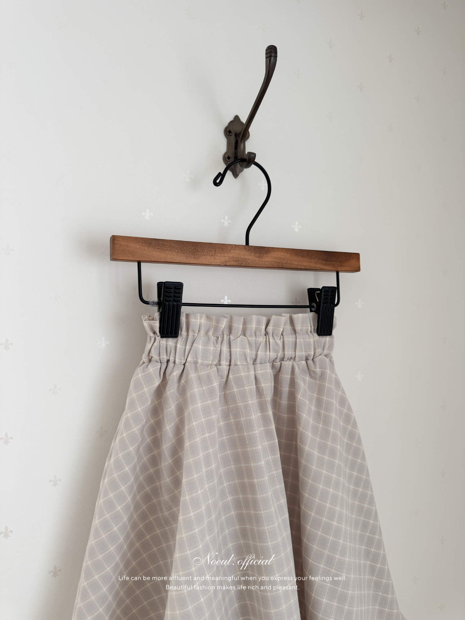 Seashell long skirt