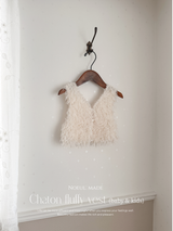 *Noeul.made* Chaton fluffy vest (baby & kids)