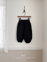 Dot crinkle jogger pants