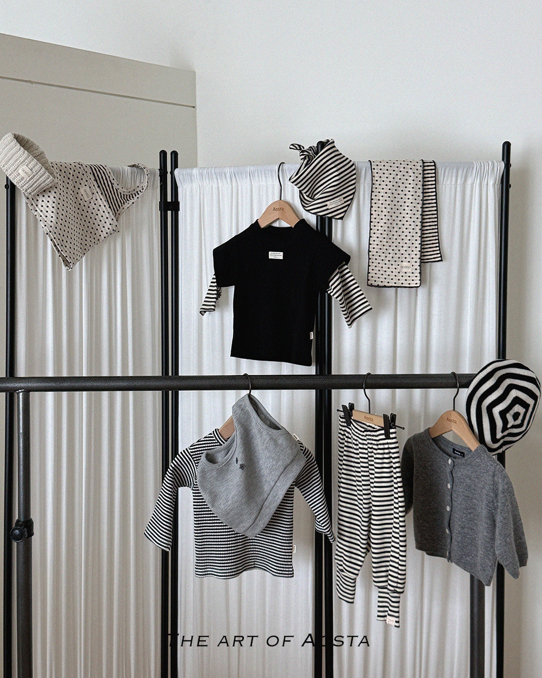 ［Aosta］Crayon Layered Tee