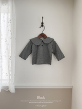 Sunny check sailor blouse
