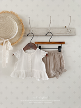 Petit puff frill blouse
