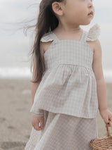 Seashell frill blouse
