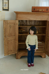 ［mon Atelier］Sweet stripe tee