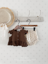 Petit puff frill blouse