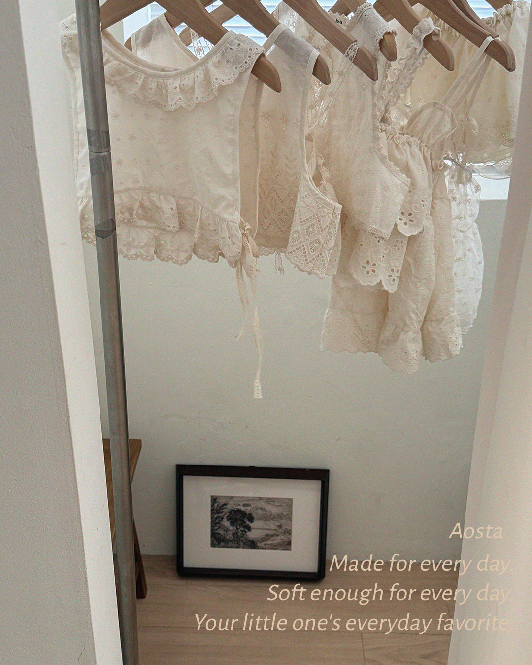 ［Aosta］Lace Olivia Vest