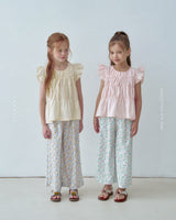 ［ROSETTE］Saffron flower pants