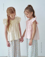 ［ROSETTE］Saffron flower pants