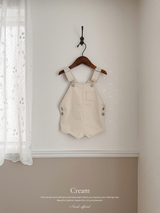 Cotton berry short overalls