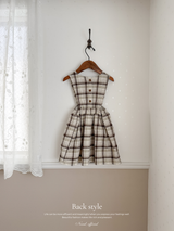 Miserable check one-piece