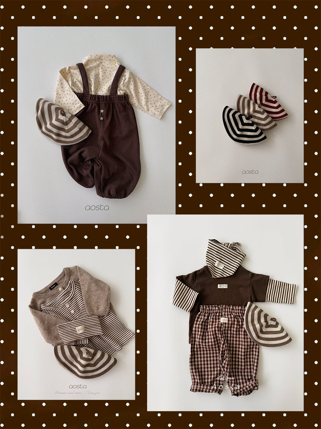 ［Aosta］Knit Cookie Beret