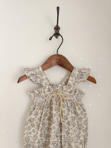 Garden frill ribbon rompers