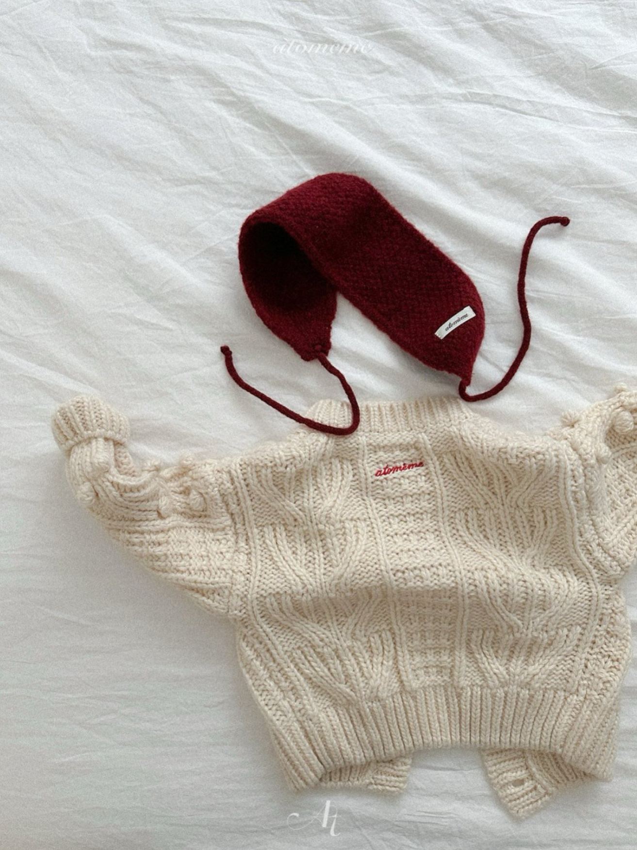 [atomeme] Pompom Cardigan