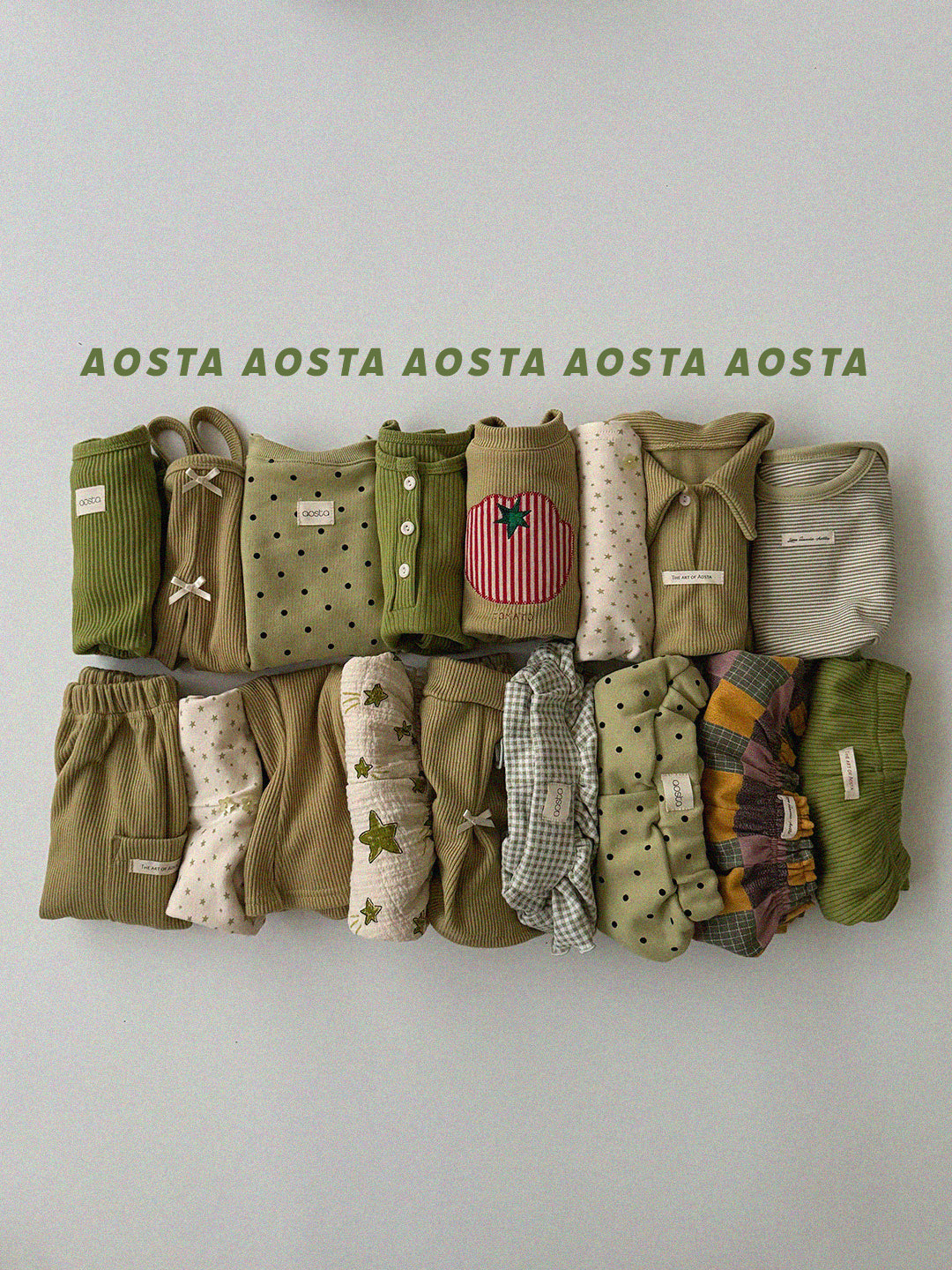 ［Aosta］Butter Button Tee