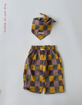 ［Aosta］Patchwork Pants