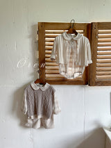 ［OREN］Leandre check rompers