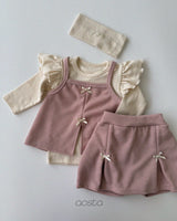 ［Aosta］Bibi Ribbon Vest