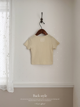 More eyelet tee