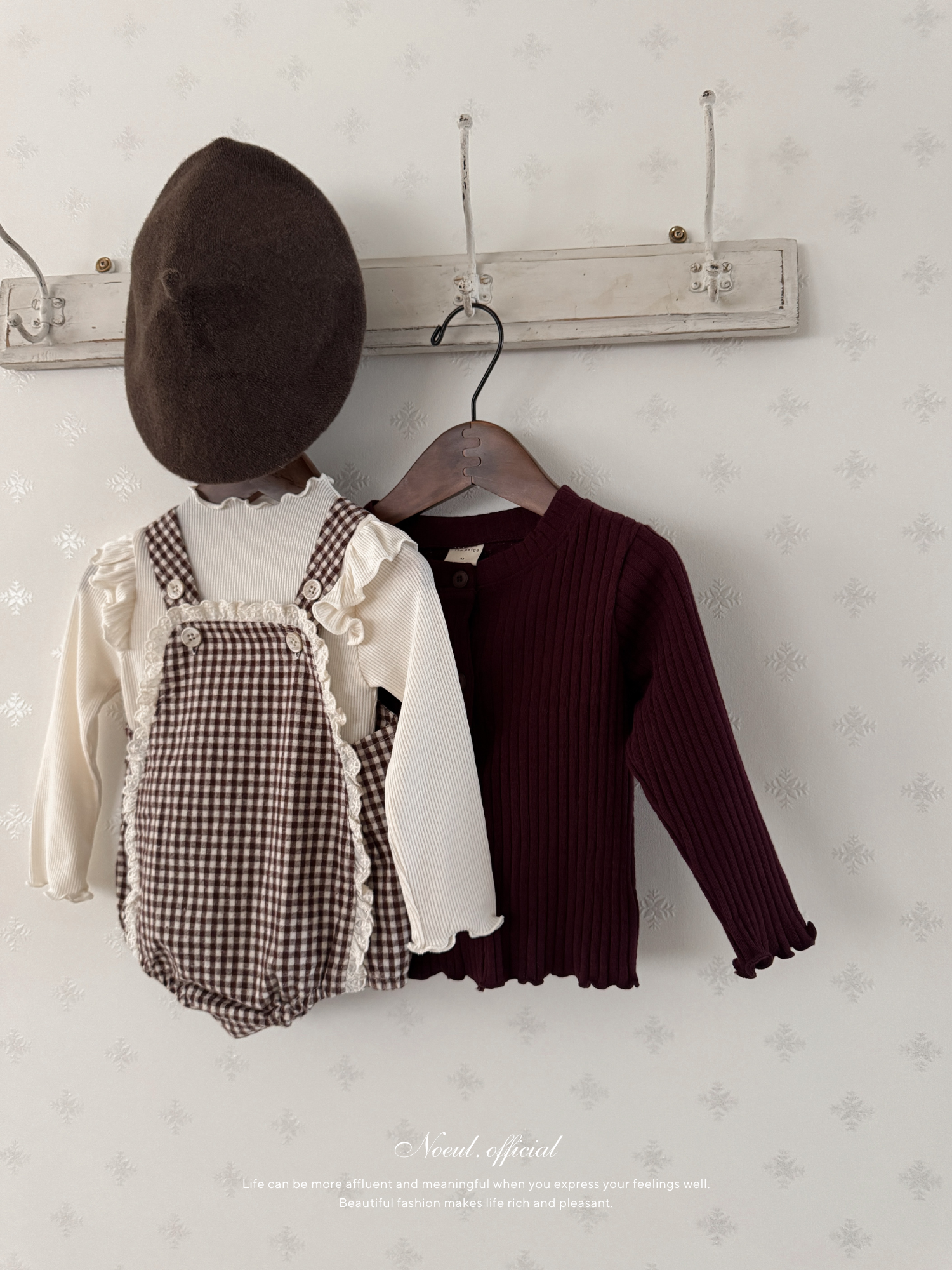 Petit lace suspender suit
