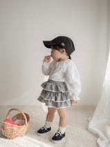 Berry lace cancan skirt