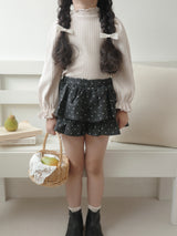 Mellow rib puff tops