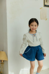 ［mon Atelier］Culotte denim pants