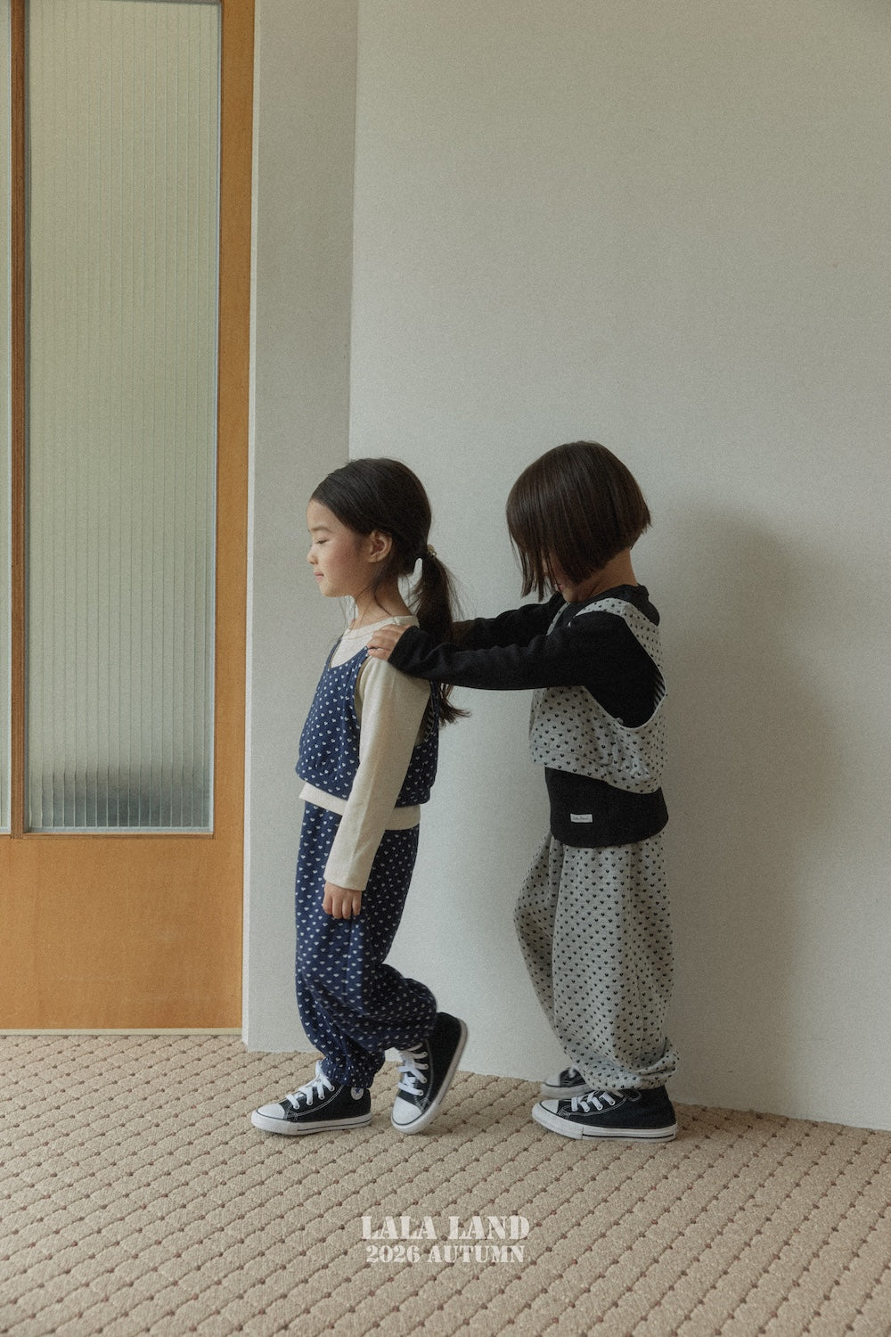 ［Lala land］Heart jogger pants