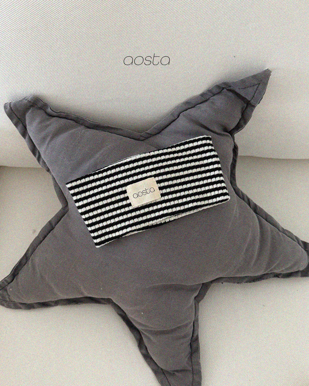 ［Aosta］Cookie Stripe Headband
