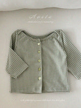 ［Aosta］Kiki Check Cardigan
