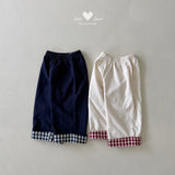 ［Lala land］Check roll up pants
