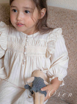 ［OREN］Miel smocking one-piece