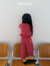 ［ELLY MOLLY］Loen stripe jogger pants