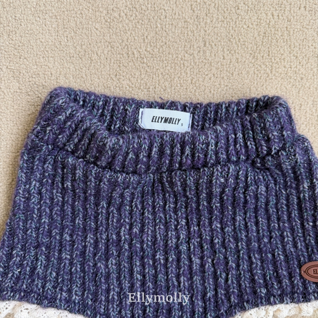 ［ELLY MOLLY］Muffin wool knit pants