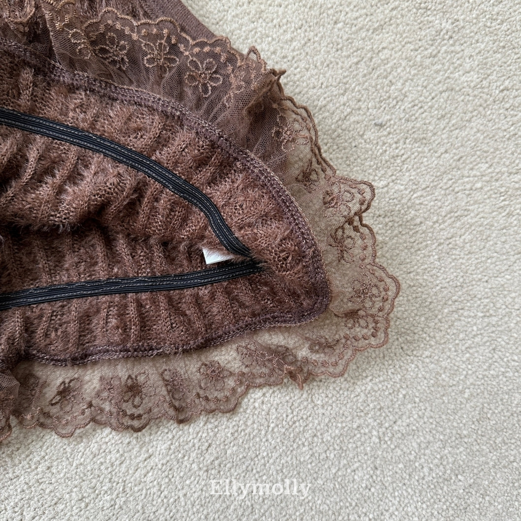 ［ELLY MOLLY］Blooming knit bustier