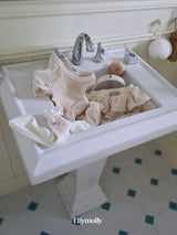 ［ELLY MOLLY］Velvet crunch vest