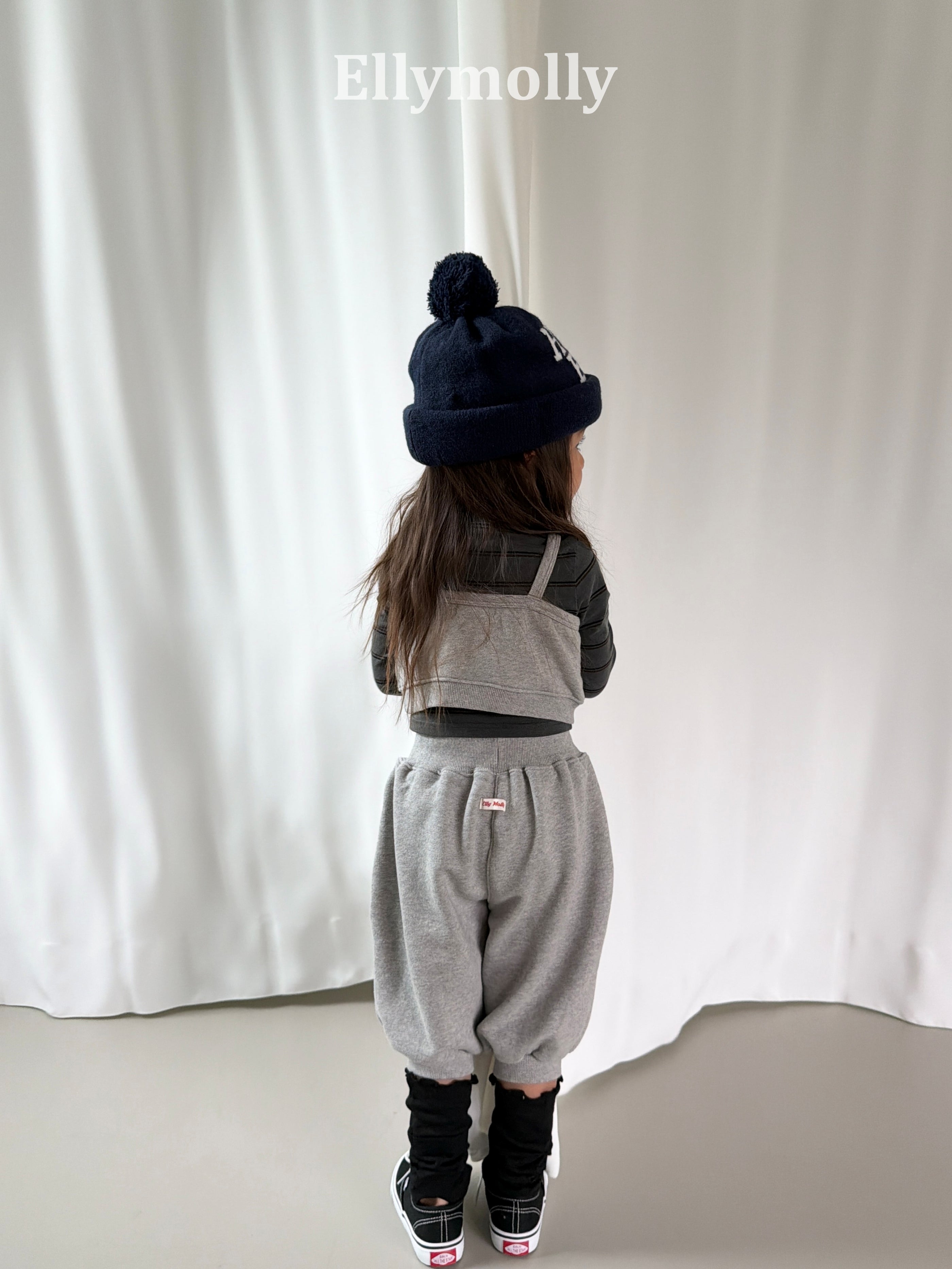 ［ELLY MOLLY］Bubble capri pants