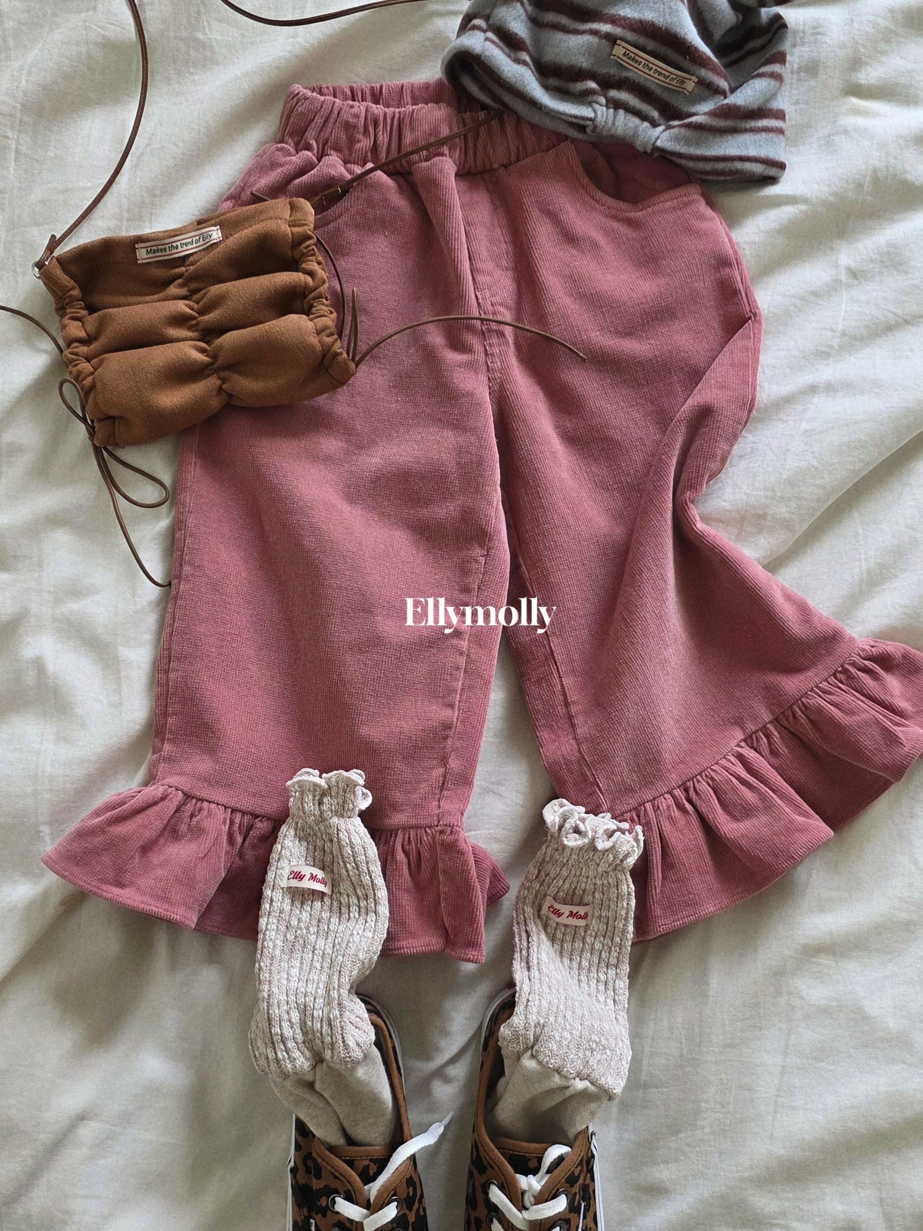 ［ELLY MOLLY］Sweetie frill pants