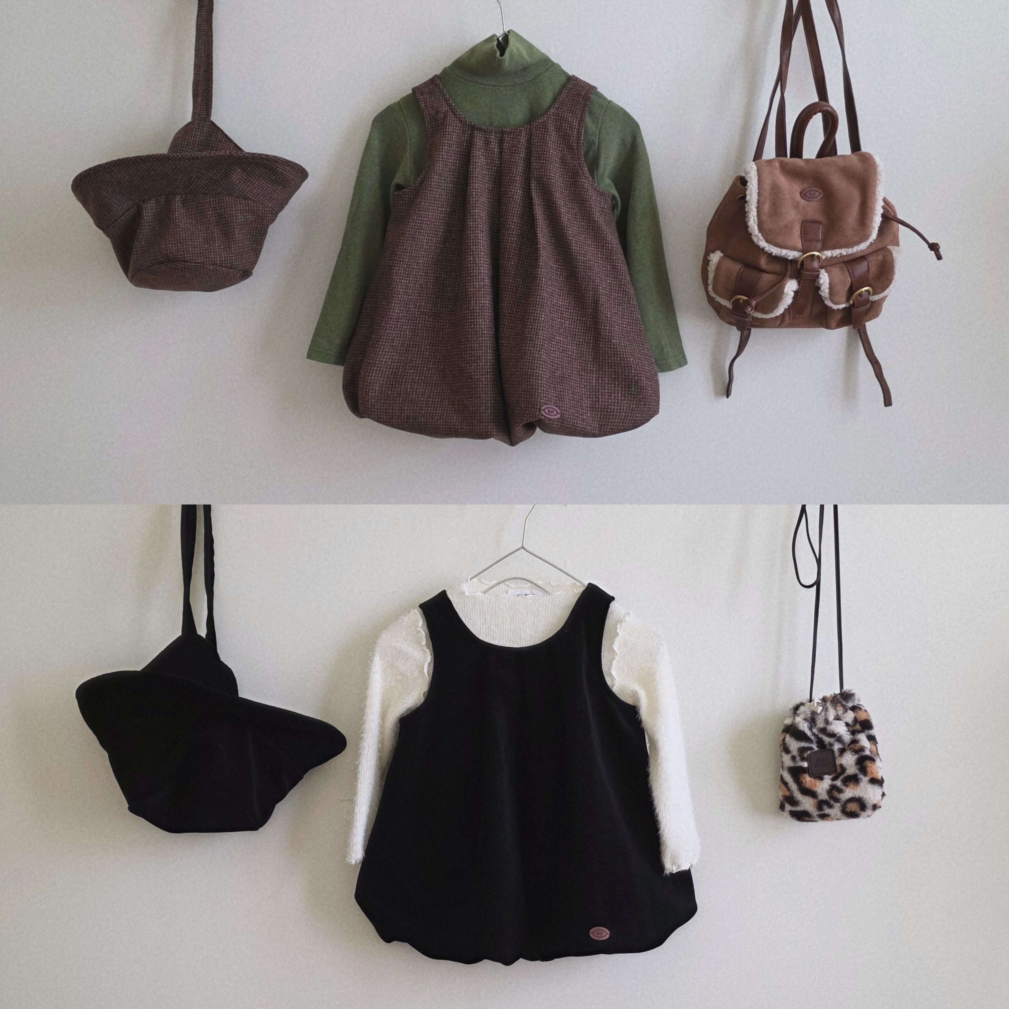 ［ELLY MOLLY］Luna balloon one-piece