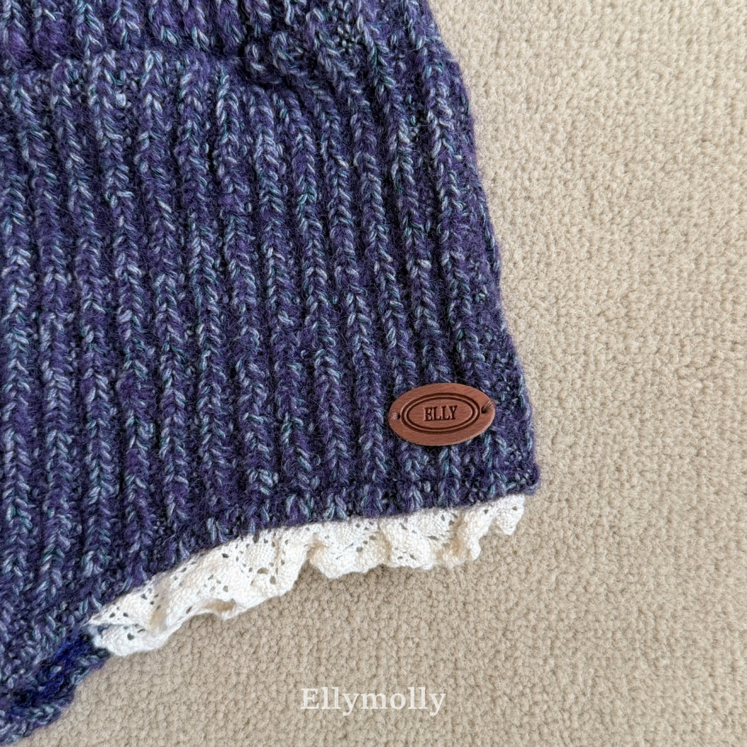 ［ELLY MOLLY］Muffin wool knit pants