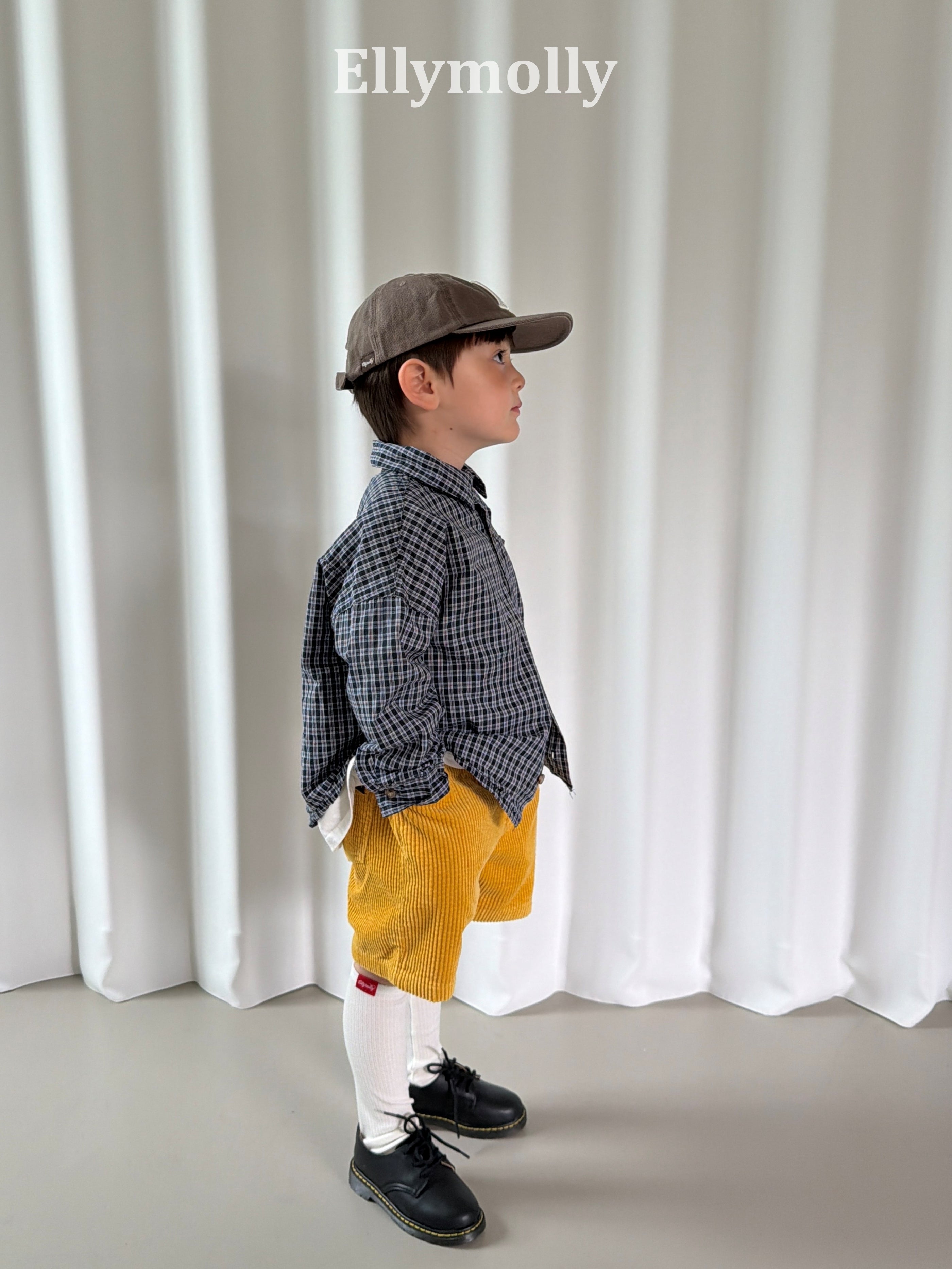 ［ELLY MOLLY］Soda corduroy half pants