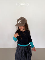 ［ELLY MOLLY］Rolling layered tee