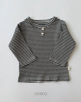 ［Aosta］Cookie Stripe Tee