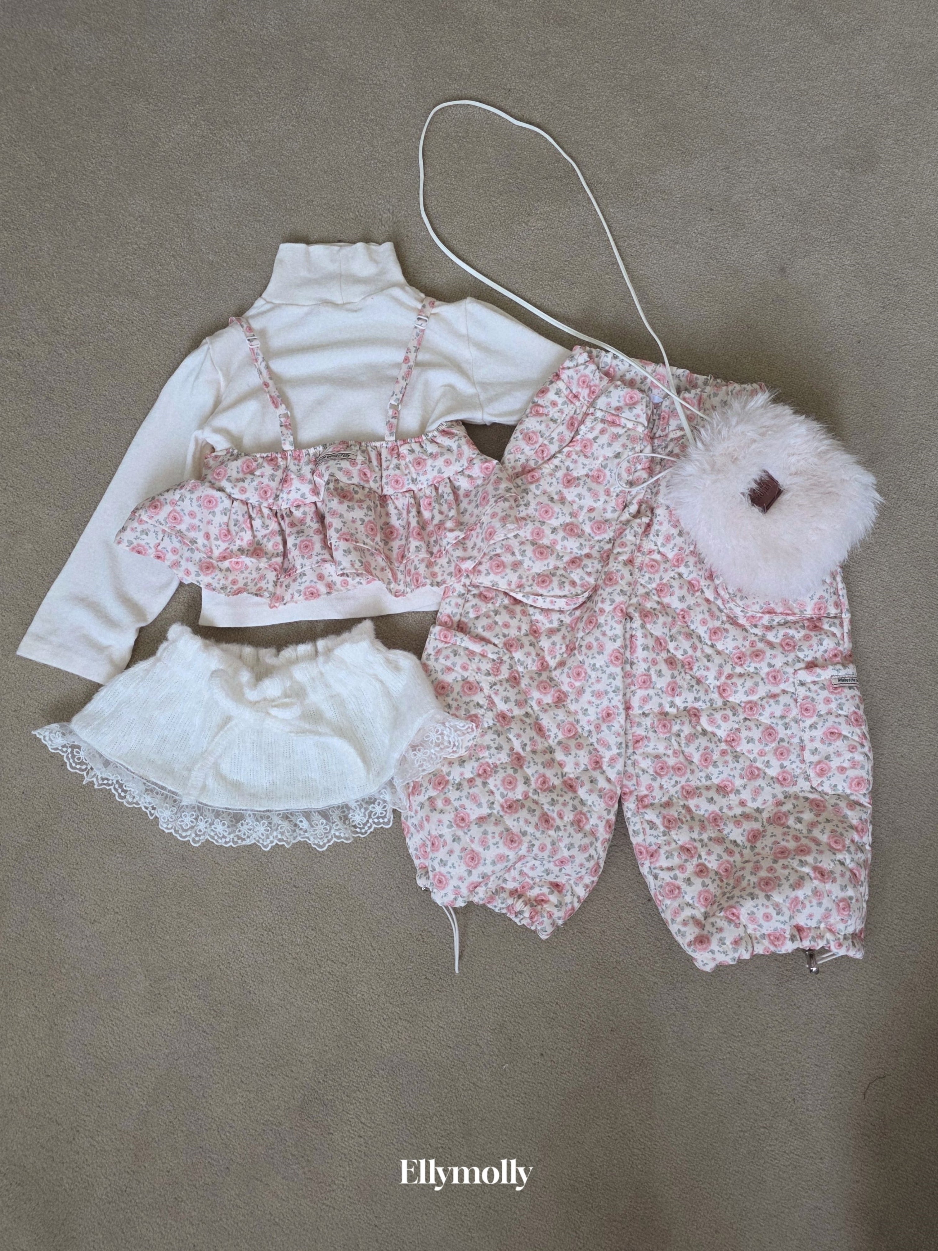 ［ELLY MOLLY］Frill top bustier