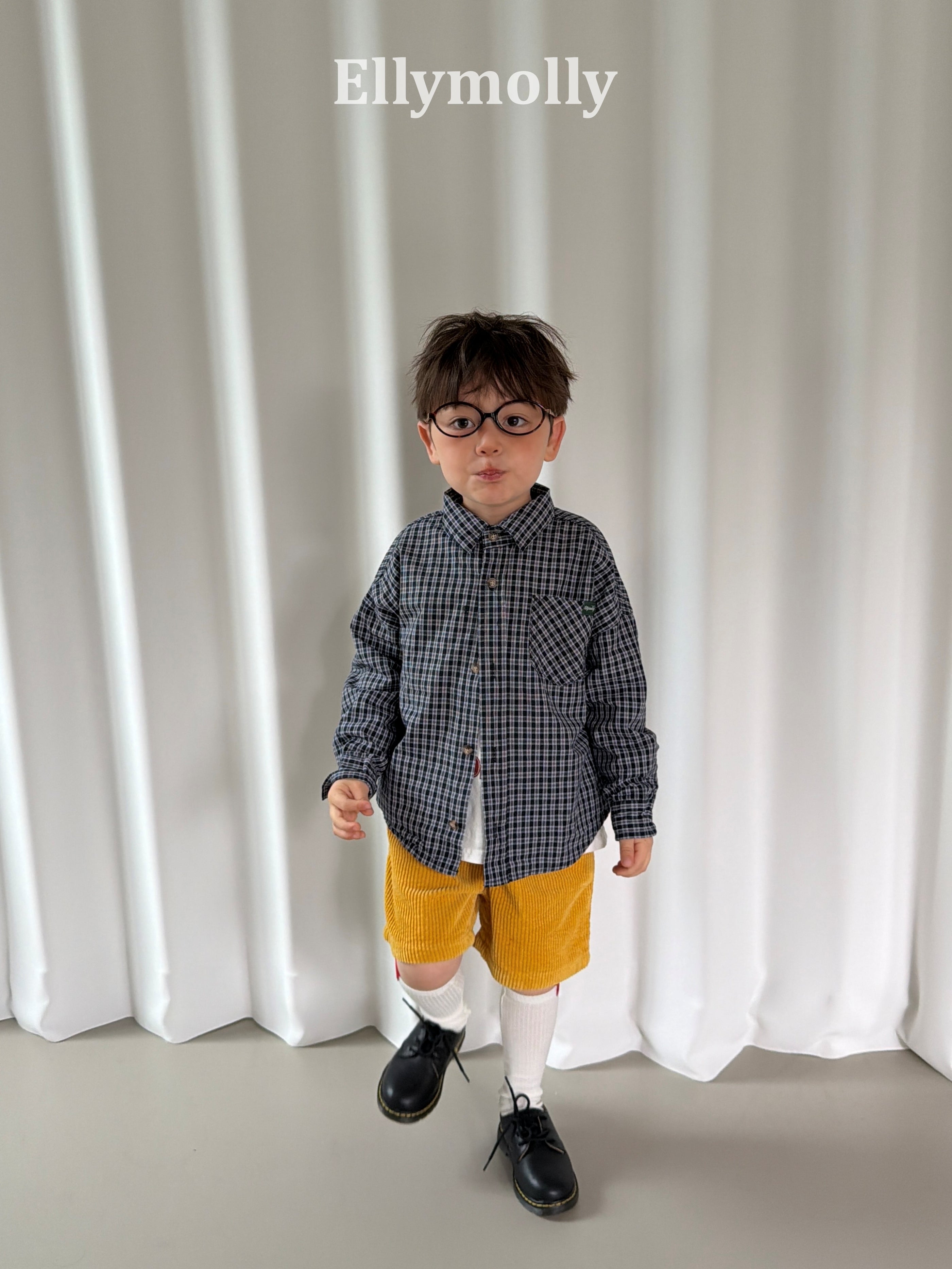 ［ELLY MOLLY］Maison check shirt