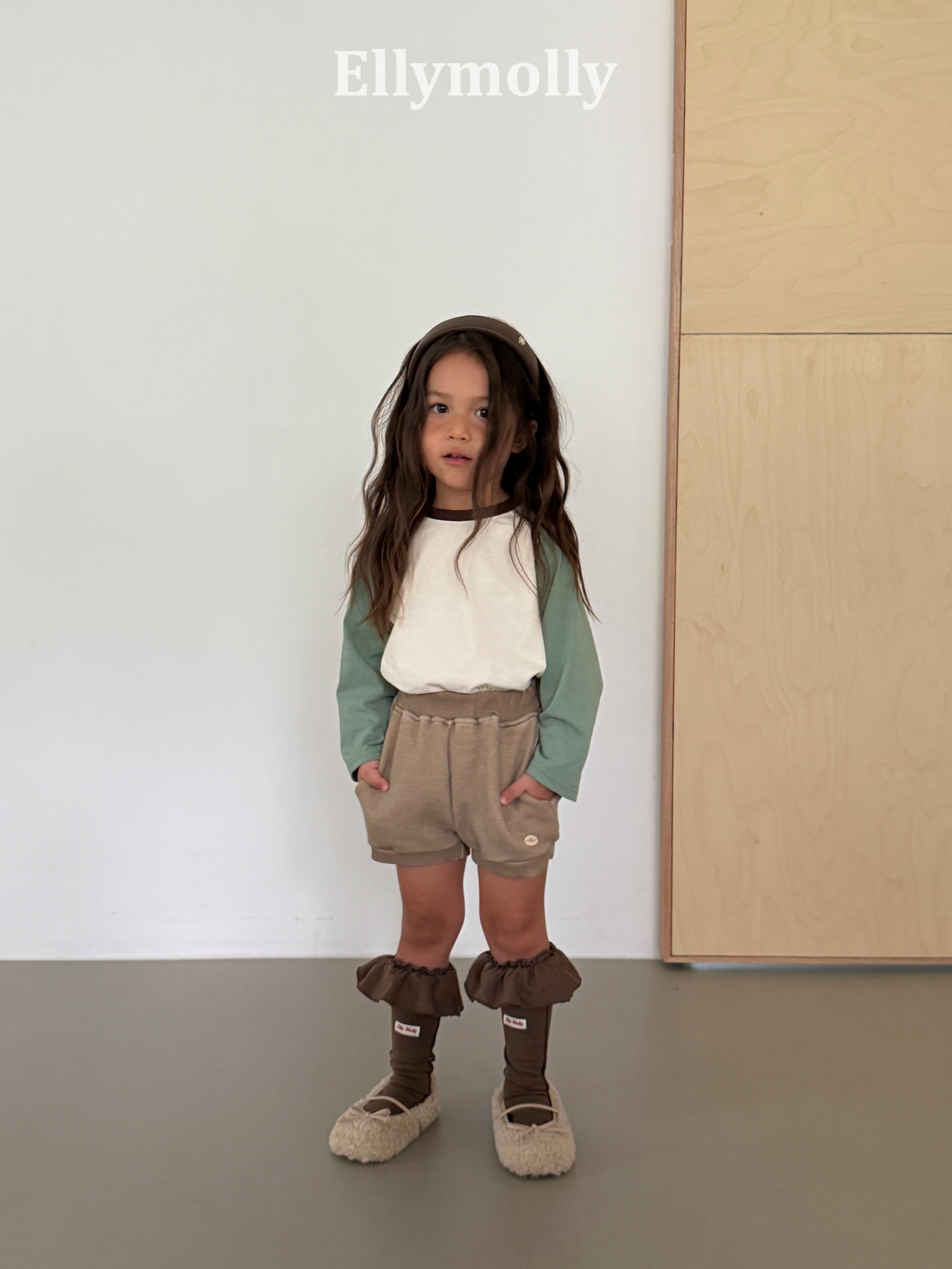 ［ELLY MOLLY］Arch pigment short pants