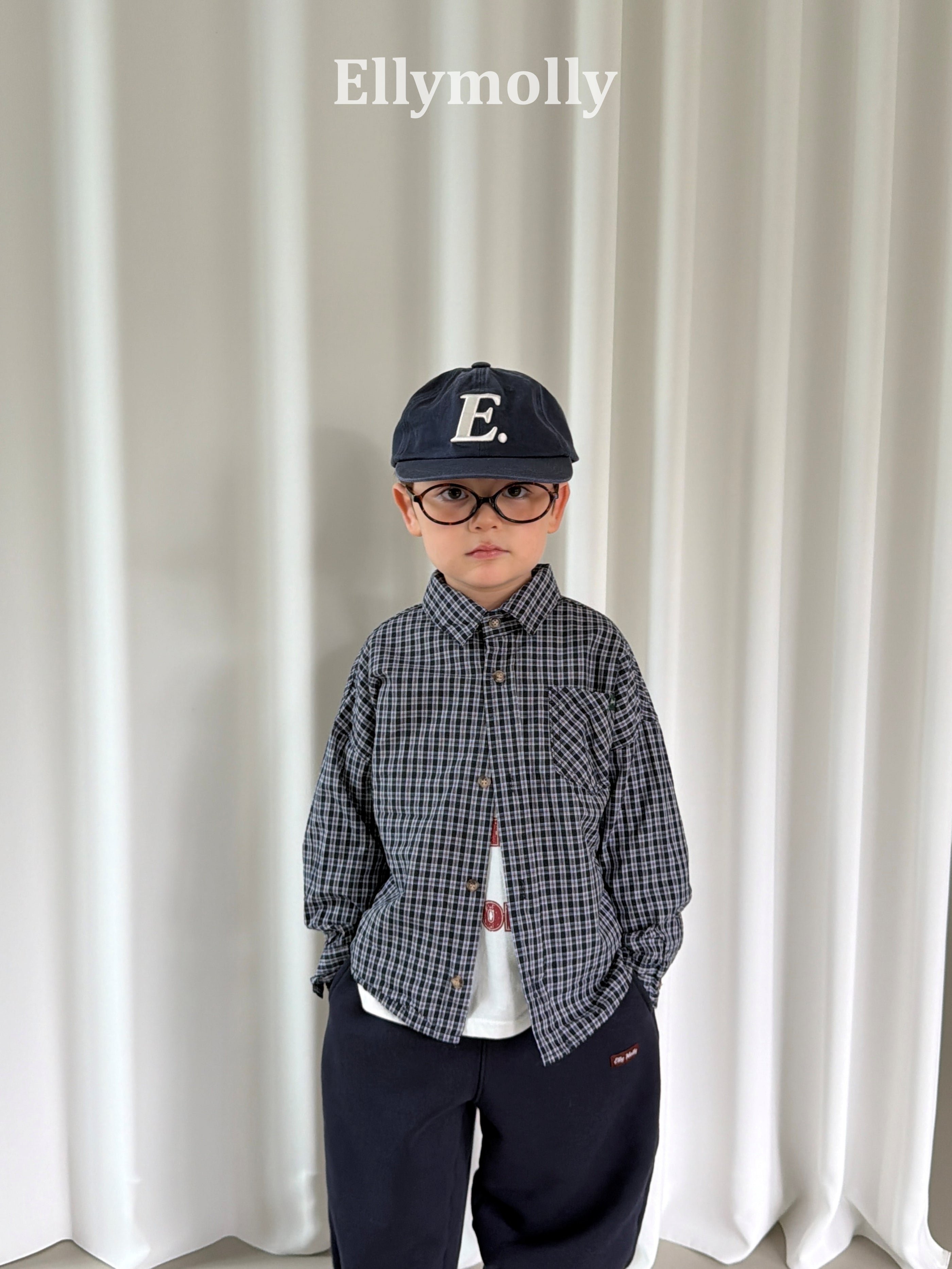 ［ELLY MOLLY］Maison check shirt