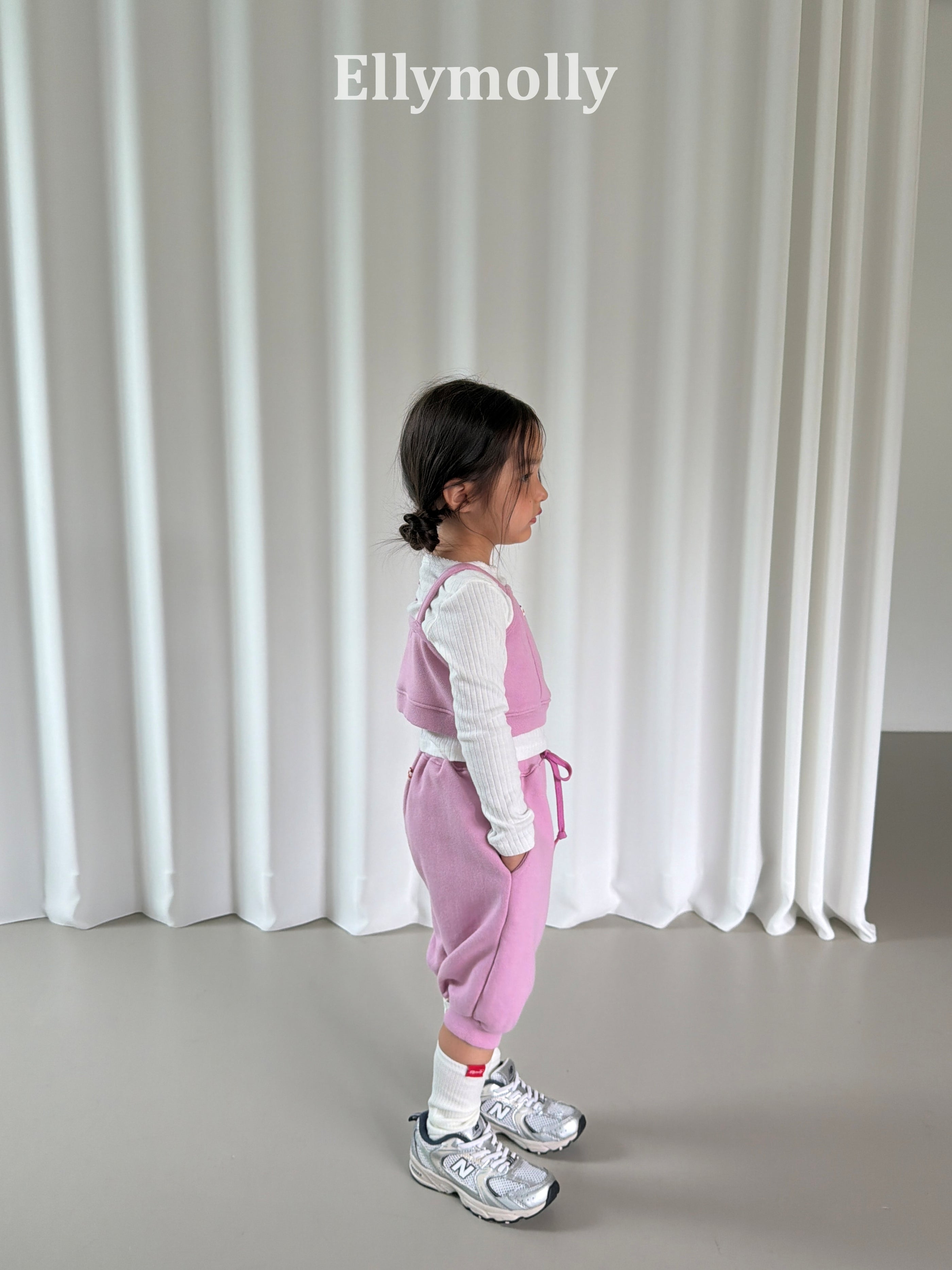 ［ELLY MOLLY］Bubble capri pants